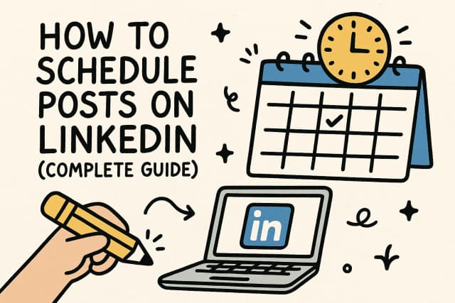 How to Schedule Posts on LinkedIn (Complete Guide)